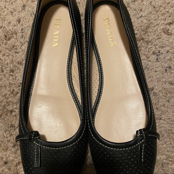 Prada Perforated Flats - Picture 2 of 6